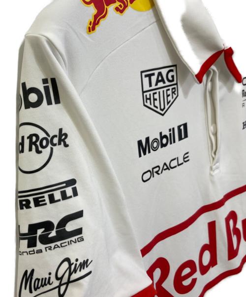 CASTORE（カストレ）CASTORE (カストレ) F1レーシングポロシャツ ホワイト サイズ:Ｌの古着・服飾アイテム