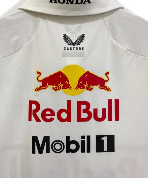 CASTORE（カストレ）CASTORE (カストレ) F1レーシングポロシャツ ホワイト サイズ:Ｌの古着・服飾アイテム