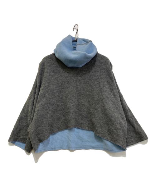 RANDY（ランディー）RANDY (ランディー) Nothing Long neck knit グレー サイズ:FREEの古着・服飾アイテム