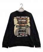RAF SIMONSラフシモンズ）の古着「プリントスウェット」｜ブラック