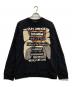RAF SIMONS（ラフシモンズ）の古着「プリントスウェット」｜ブラック