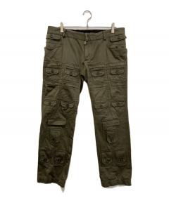 中古・古着通販】GUCCI (グッチ) GGロゴパッチスラックス チノ サイズ