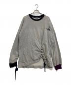 Vivienne Westwood manヴィヴィアン ウェストウッド マン）の古着「オーブプリント紐デザインスウェット」｜グレー