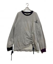Vivienne Westwood man（ヴィヴィアン ウェストウッド マン）の古着「オーブプリント紐デザインスウェット」｜グレー