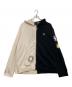 FRED PERRY（フレッドペリー）の古着「ジップパーカー」｜ホワイト×ブラック