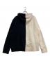 FRED PERRY (フレッドペリー) RAF SIMONS (ラフシモンズ) ジップパーカー ホワイト×ブラック サイズ:L：13000円