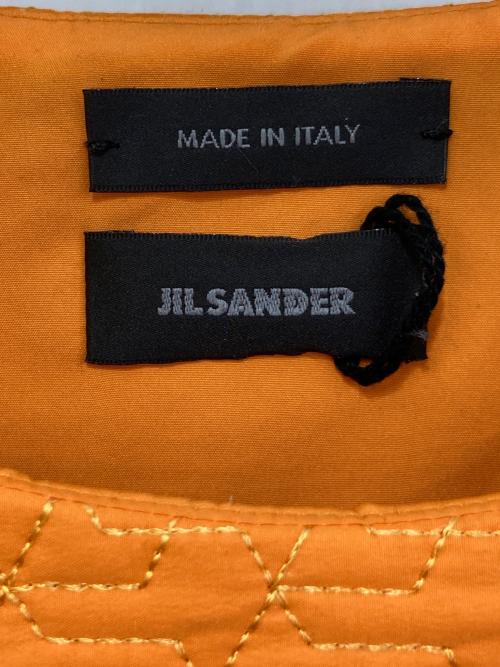 JIL SANDER（ジルサンダー）JIL SANDER (ジルサンダー) キルティングスウェットシャツ オレンジ サイズ:Lの古着・服飾アイテム
