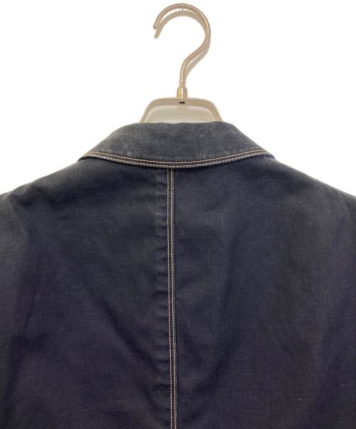 GUCCI（グッチ）GUCCI (グッチ) ステッチデザイン2Bジャケット ネイビー サイズ:44の古着・服飾アイテム