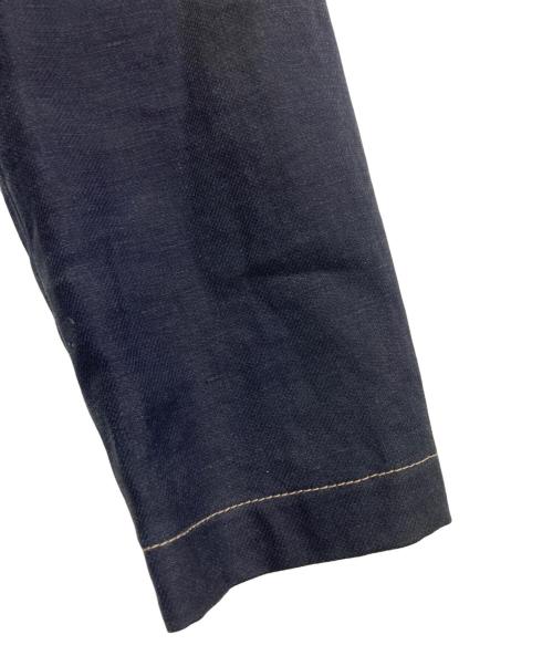 GUCCI（グッチ）GUCCI (グッチ) ステッチデザイン2Bジャケット ネイビー サイズ:44の古着・服飾アイテム