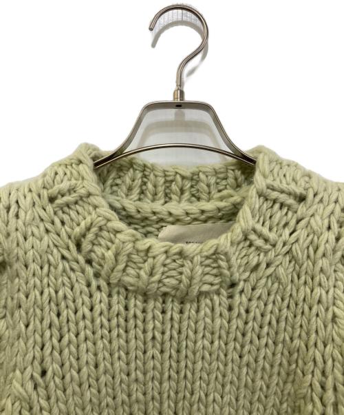 TODAYFUL（トゥデイフル）TODAYFUL (トゥデイフル) Puffsleeve Hand Knit グリーン サイズ:FREEの古着・服飾アイテム