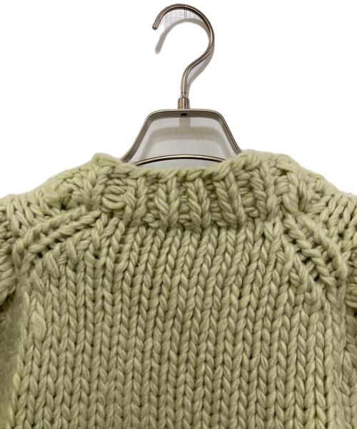 TODAYFUL（トゥデイフル）TODAYFUL (トゥデイフル) Puffsleeve Hand Knit グリーン サイズ:FREEの古着・服飾アイテム