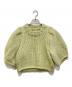 TODAYFUL（トゥデイフル）の古着「Puffsleeve Hand Knit」｜グリーン