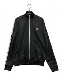 FRED PERRY（フレッドペリー）の古着「トラックジャケット　WC1X 0AA」｜ブラック