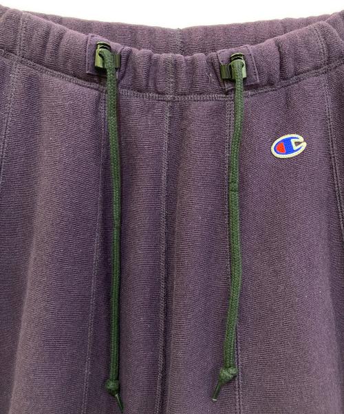 Needles（ニードルズ）Needles (ニードルズ) Champion REVERSE WEAVE (チャンピオン リバース ウィーブ) BEAMS BOY (ビームスボーイ) 別注 スウェットパンツ パープル サイズ:Sの古着・服飾アイテム