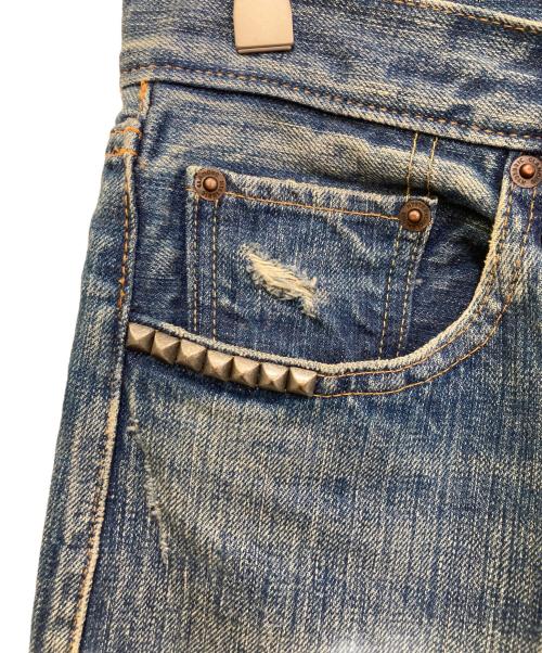 Hysteric Glamour（ヒステリックグラマー）Hysteric Glamour (ヒステリックグラマー) ストレートデニムパンツ インディゴ サイズ:28の古着・服飾アイテム