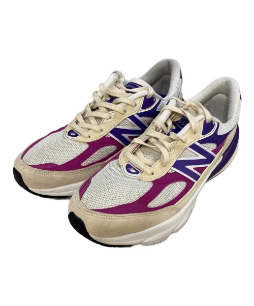 NEW BALANCE（ニューバランス）NEW BALANCE (ニューバランス) ローカットスニーカー　U990TD6 パープル×ベージュ サイズ:28の古着・服飾アイテム