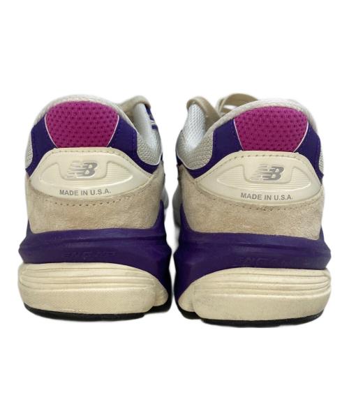 NEW BALANCE（ニューバランス）NEW BALANCE (ニューバランス) ローカットスニーカー　U990TD6 パープル×ベージュ サイズ:28の古着・服飾アイテム