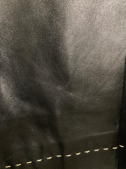 CELINE（セリーヌ）CELINE (セリーヌ) ラムレザーコート ブラック サイズ:40の古着・服飾アイテム