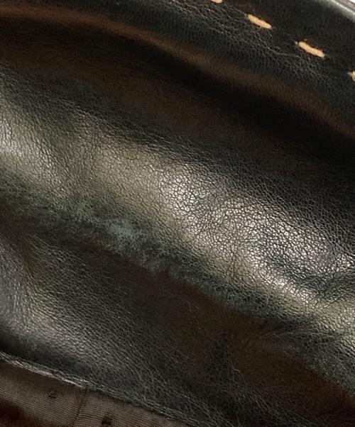 CELINE（セリーヌ）CELINE (セリーヌ) ラムレザーコート ブラック サイズ:40の古着・服飾アイテム