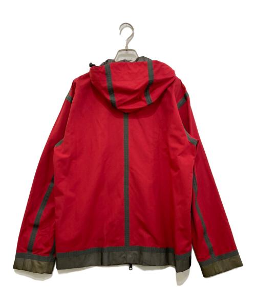 COMME des GARCONS SHIRT（コムデギャルソンシャツ）COMME des GARCONS SHIRT (コムデギャルソンシャツ) メッシュ切替マウンテンパーカー レッド サイズ:Mの古着・服飾アイテム