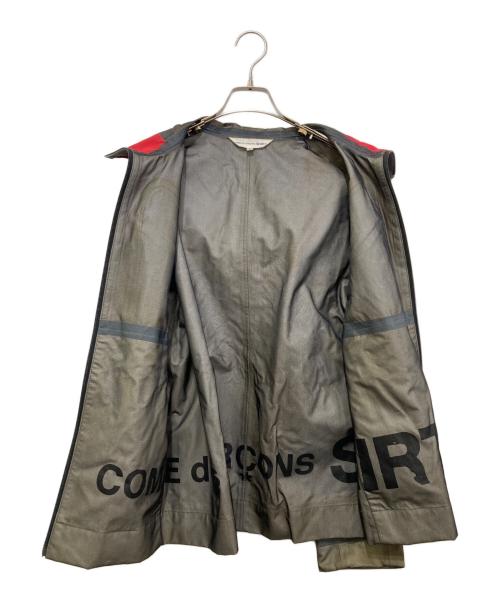 COMME des GARCONS SHIRT（コムデギャルソンシャツ）COMME des GARCONS SHIRT (コムデギャルソンシャツ) メッシュ切替マウンテンパーカー レッド サイズ:Mの古着・服飾アイテム