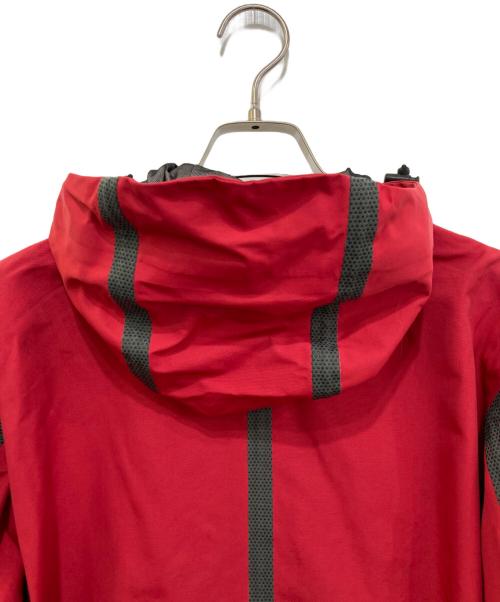 COMME des GARCONS SHIRT（コムデギャルソンシャツ）COMME des GARCONS SHIRT (コムデギャルソンシャツ) メッシュ切替マウンテンパーカー レッド サイズ:Mの古着・服飾アイテム