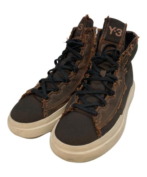 Y-3（ワイスリー）Y-3 (ワイスリー) NIZZA HIGH ブラウン サイズ:26.5の古着・服飾アイテム