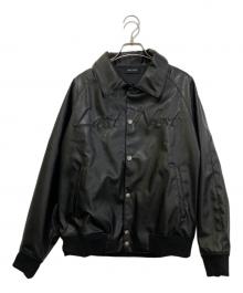 LAST NEST（ラストネスト）の古着「フェイクレザージャケット」｜ブラック