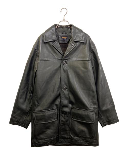 COACH（コーチ）COACH (コーチ) ライナー付レザーコート ブラック サイズ:Sの古着・服飾アイテム