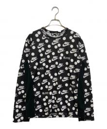NIKE×BLACK COMME des GARCONS（ナイキ×ブラックコムデギャルソン）の古着「長袖カットソー」｜ブラック