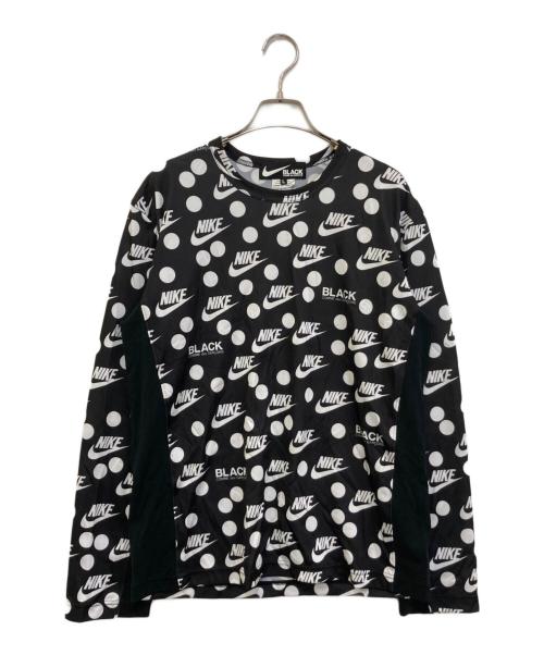 NIKE（ナイキ）NIKE (ナイキ) BLACK COMME des GARCONS (ブラックコムデギャルソン) 長袖カットソー ブラック サイズ:Lの古着・服飾アイテム
