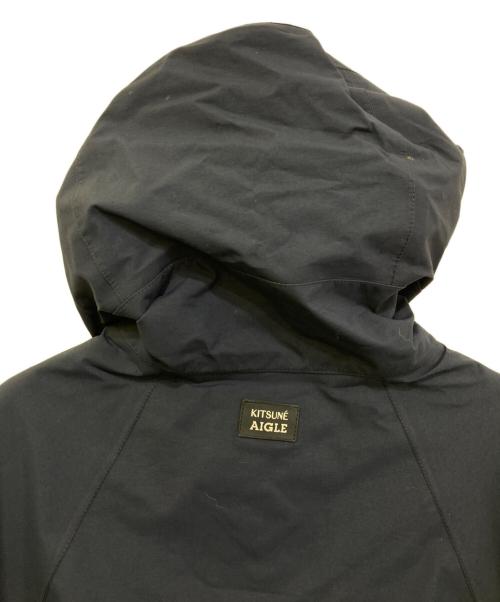 AIGLE（エーグル）AIGLE (エーグル) maison kitsune (メゾンキツネ) GORE-TEX ポンチョ　KUL-3300-A ネイビー サイズ:Lの古着・服飾アイテム
