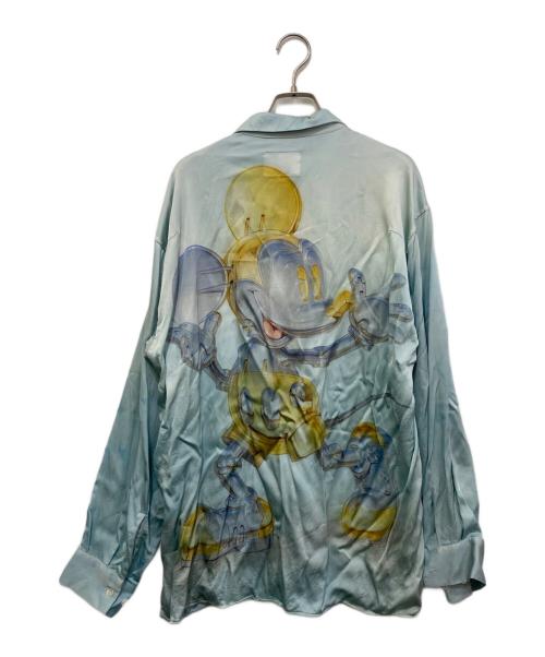2G TOKYO（2Ｇ トーキョー）2G TOKYO (2Ｇ トーキョー) Hajime Sorayama／SHIRT　214-75002　 ブルー サイズ:Lの古着・服飾アイテム