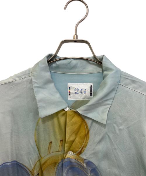 2G TOKYO（2Ｇ トーキョー）2G TOKYO (2Ｇ トーキョー) Hajime Sorayama／SHIRT　214-75002　 ブルー サイズ:Lの古着・服飾アイテム