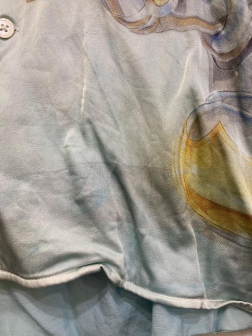 2G TOKYO（2Ｇ トーキョー）2G TOKYO (2Ｇ トーキョー) Hajime Sorayama／SHIRT　214-75002　 ブルー サイズ:Lの古着・服飾アイテム