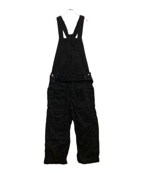 DRIES VAN NOTEN（ドリスヴァンノッテン）DRIES VAN NOTEN (ドリスヴァンノッテン) デニムオーバーオール ブラック サイズ:Mediumの古着・服飾アイテム