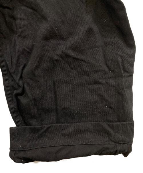 DRIES VAN NOTEN（ドリスヴァンノッテン）DRIES VAN NOTEN (ドリスヴァンノッテン) デニムオーバーオール ブラック サイズ:Mediumの古着・服飾アイテム