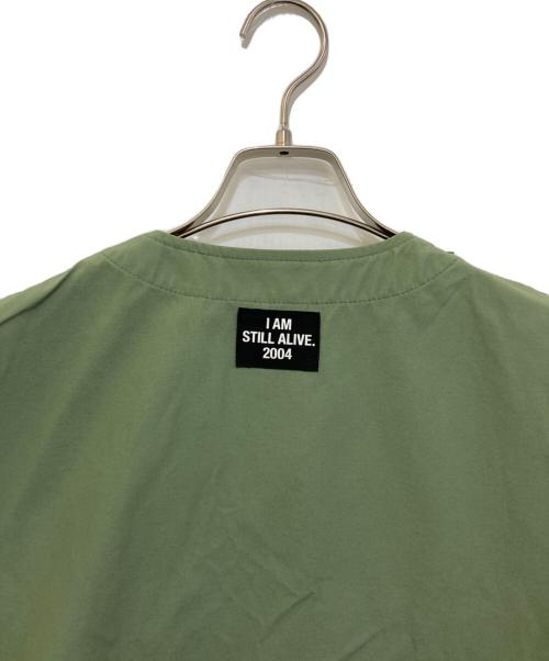 ALMOSTBLACK（オールモストブラック）ALMOSTBLACK (オールモストブラック) ポンチョコート　21SS-VE02B グリーン サイズ:3の古着・服飾アイテム