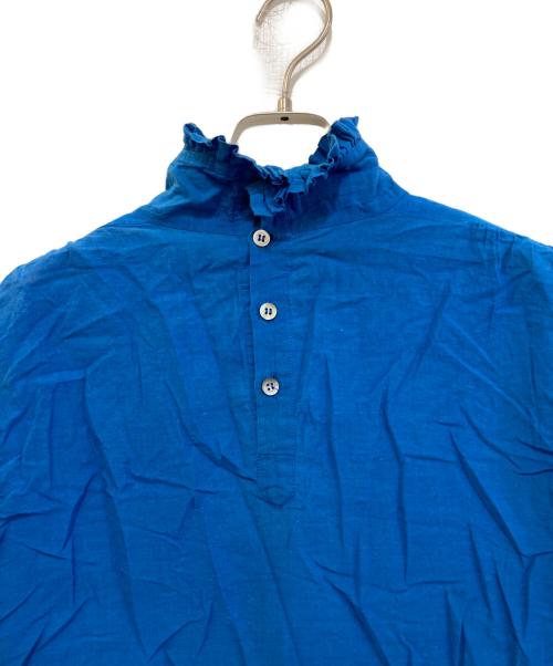 DRIES VAN NOTEN（ドリスヴァンノッテン）DRIES VAN NOTEN (ドリスヴァンノッテン) コットンブラウス ブルー サイズ:46の古着・服飾アイテム