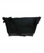 MARGARET HOWELLマーガレットハウエル）の古着「メッセンジャーバッグ」｜ブラック