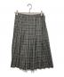 BURBERRY BLUE LABEL（バーバリー ブルー レーベル）の古着「チェックラップスカート」｜グレー