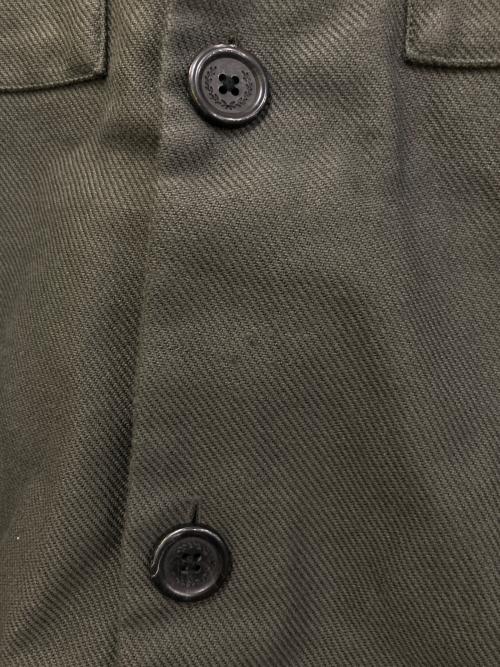 FRED PERRY（フレッドペリー）FRED PERRY (フレッドペリー) Collarless Overshirt オリーブ サイズ:Sの古着・服飾アイテム