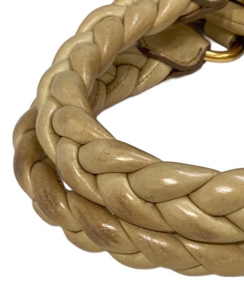 MIU MIU（ミュウミュウ）MIU MIU (ミュウミュウ) マテラッセ 2WAYバッグ ベージュの古着・服飾アイテム