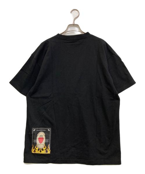 TENDER PERSON（テンダ―パーソン）TENDER PERSON (テンダ―パーソン) AIRBRUSH DRAGON TEE　GY-TO-4237 ブラック サイズ:3の古着・服飾アイテム