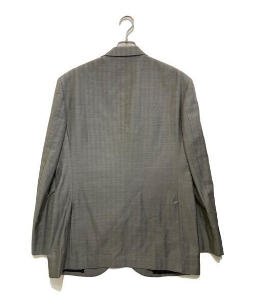 ISSEY MIYAKE（イッセイミヤケ）ISSEY MIYAKE (イッセイミヤケ) APOC INSIDE ヘリンボーンセットアップスーツ グレー サイズ:4の古着・服飾アイテム