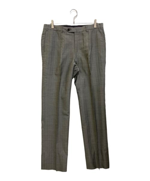 ISSEY MIYAKE（イッセイミヤケ）ISSEY MIYAKE (イッセイミヤケ) APOC INSIDE ヘリンボーンセットアップスーツ グレー サイズ:4の古着・服飾アイテム