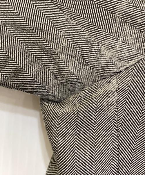 ISSEY MIYAKE（イッセイミヤケ）ISSEY MIYAKE (イッセイミヤケ) APOC INSIDE ヘリンボーンセットアップスーツ グレー サイズ:4の古着・服飾アイテム