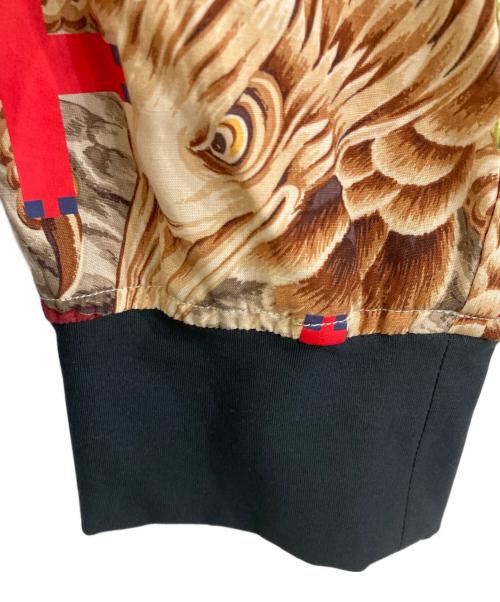 N.HOOLYWOOD（エヌ ハリウッド）N.HOOLYWOOD (エヌ ハリウッド) 総柄ジップブルゾン レッド サイズ:40の古着・服飾アイテム