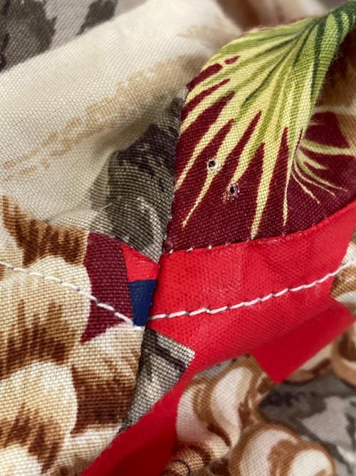 N.HOOLYWOOD（エヌ ハリウッド）N.HOOLYWOOD (エヌ ハリウッド) 総柄ジップブルゾン レッド サイズ:40の古着・服飾アイテム