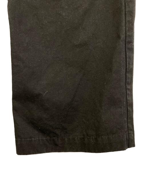 echeveria（エケベリア）echeveria (エケベリア) Silk tuck easy trousers　IDH-010 ブラック サイズ:1の古着・服飾アイテム